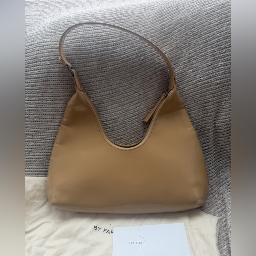 By Far Tan Shoulder Bag